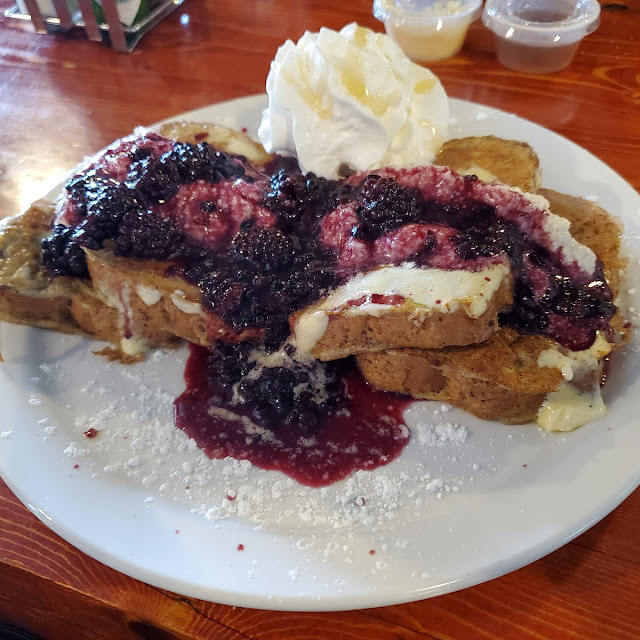 Blackberry Honey Ricotta French Toast
