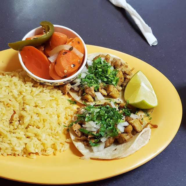 Street Tacos and Rice