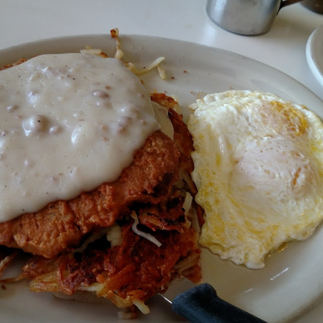 Chicken Fried Steak and Eggs