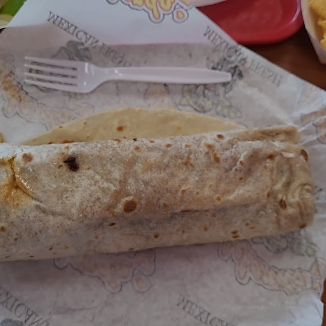 Chorizo Egg Bean and Cheese Burrito