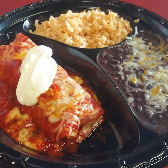 Chicken Enchilada Rice and Beans