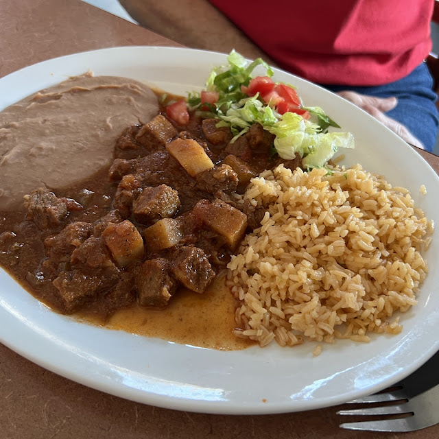 Carne Guisada Plate