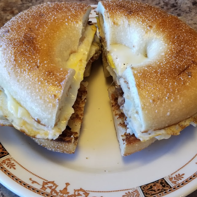 Bacon Egg and Cheese on a Bagel