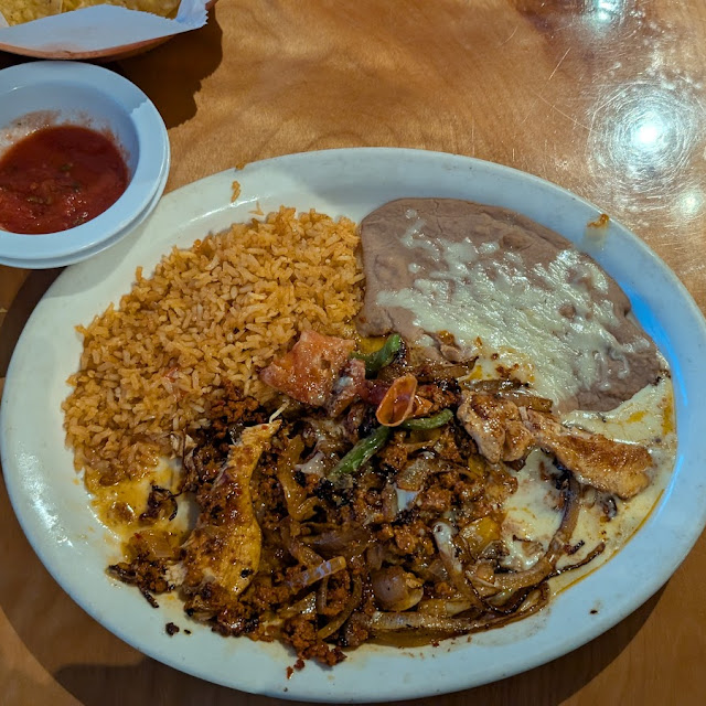 Pollo Chorizo with Beans and Rice
