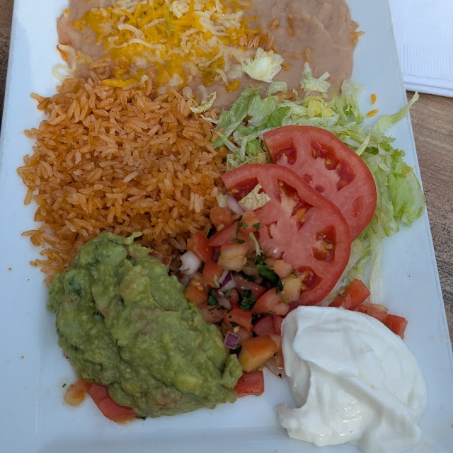 Traditional Mexican Rice Beans and Sauce