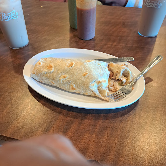 Carne Asada Burrito Aztec Style