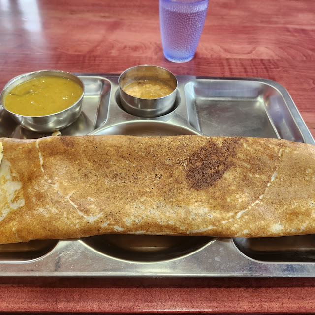 Egg Dosa with Sambar Chutney