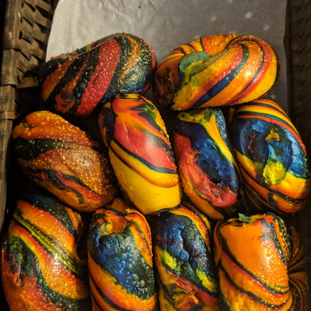 Rainbow Bagel