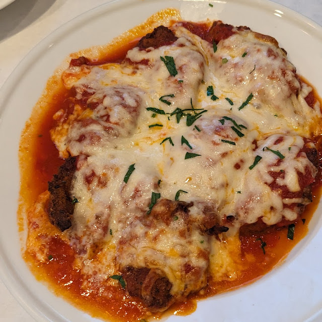 Shrimp Parmigiana Penne