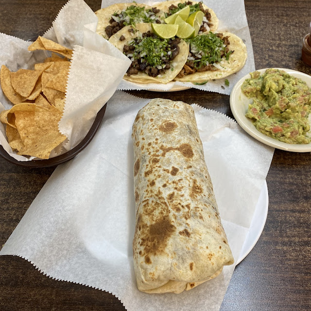 Asada Tacos and Chips