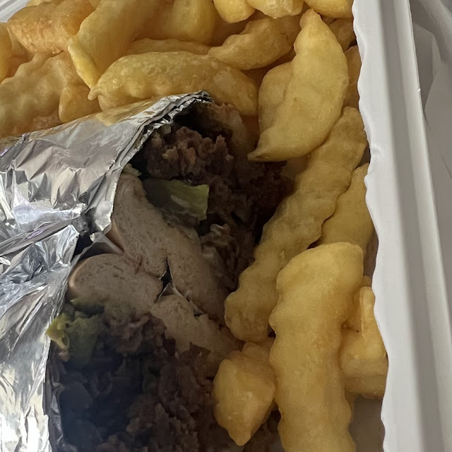 Cheesesteak Sub with Fries
