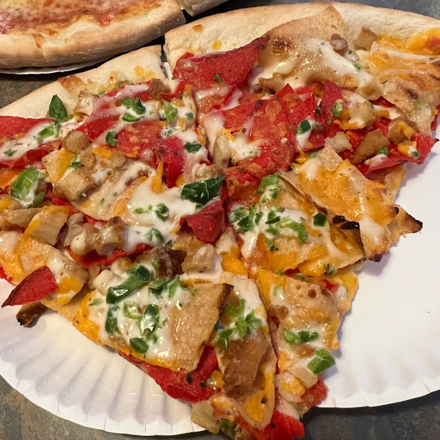 Chicken Nacho Pizza