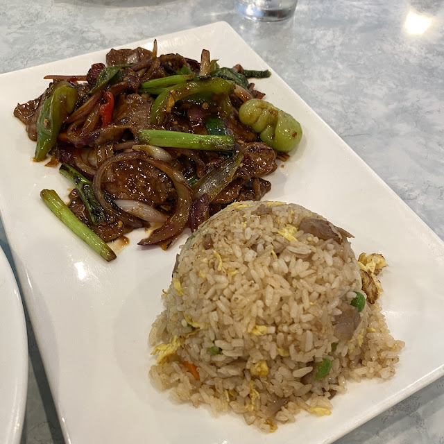 Mongolian Beef with Fried Rice