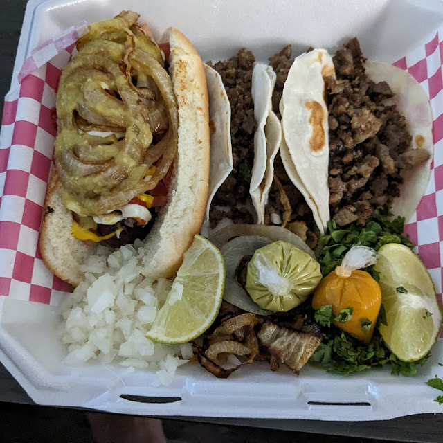 Hot Dog and Taco Combo