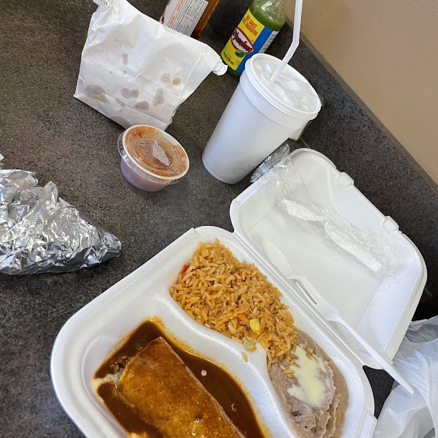 One Enchilada Rice and Beans