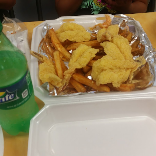Fried Shrimp and Fries