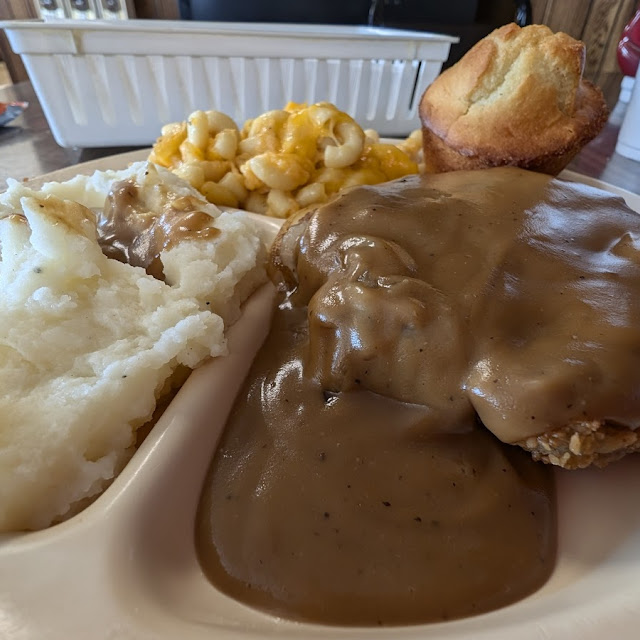 Country Fried Steak and Mashed Potatoes and Gravy