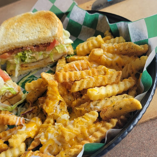Spicy Cajun Chicken with Cheese Fries