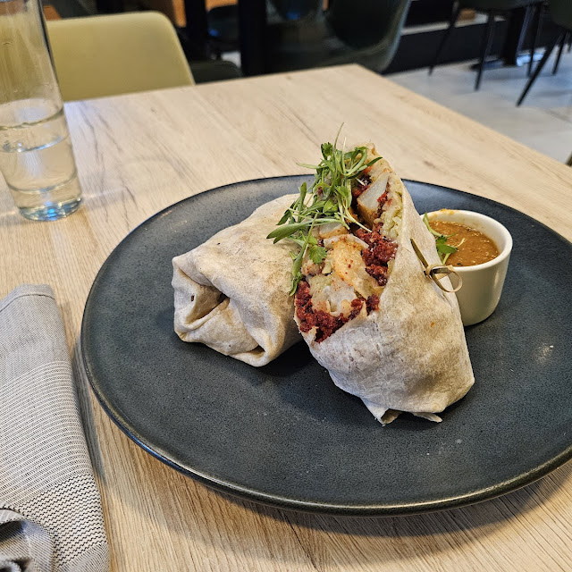 Breakfast Choripapa Burrito
