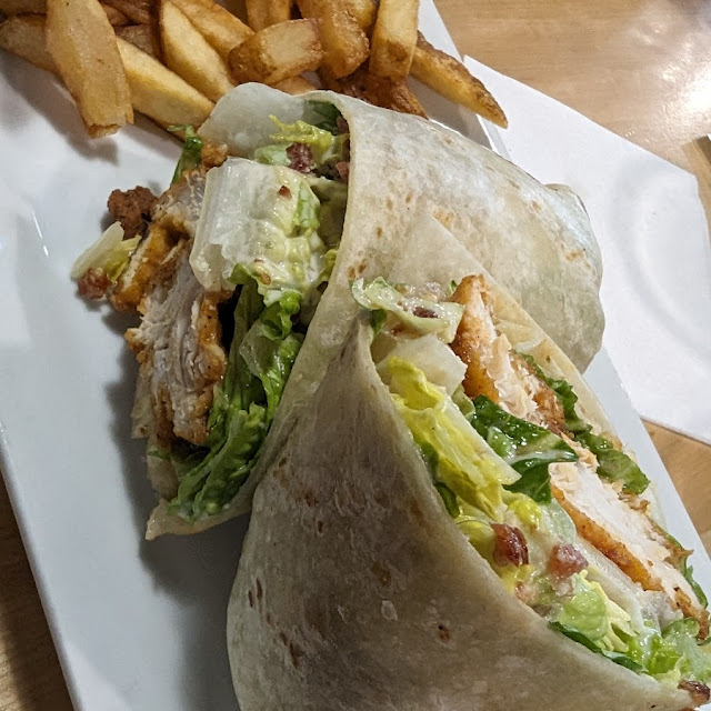 Buffalo Chicken Caesar Wrap