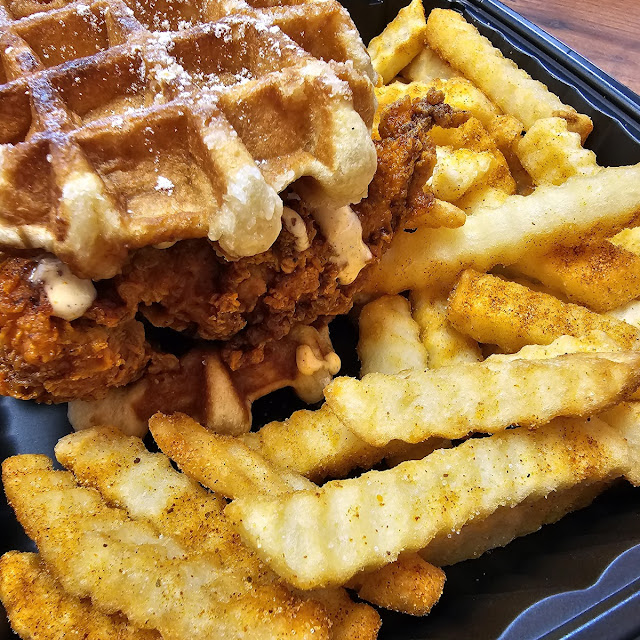 Waffle Sandwich & Fries