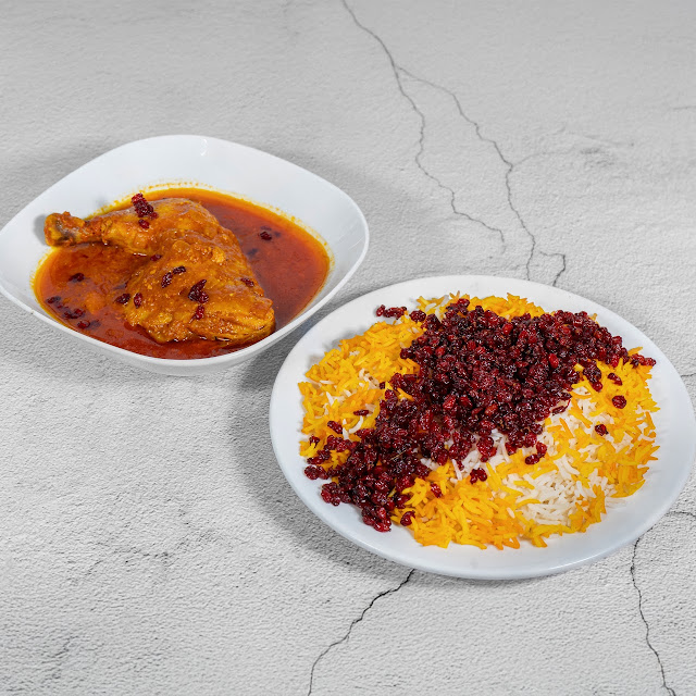 Chicken & Barberry Rice Zereshk Polo
