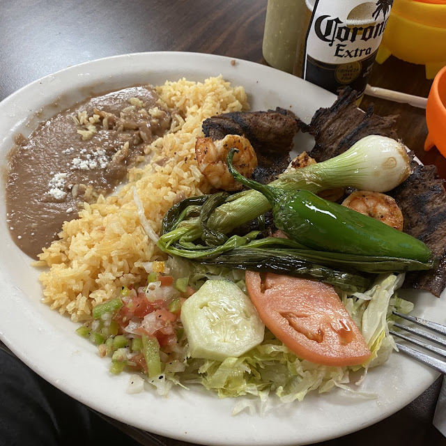 Carne Asada with Shrimp