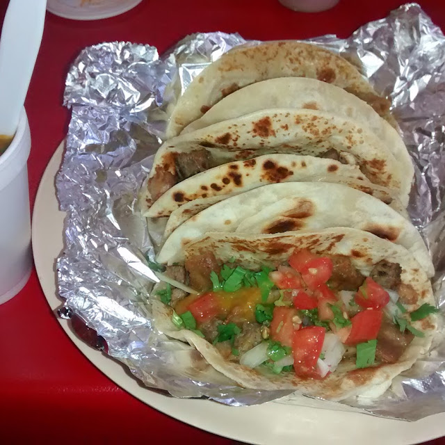 Flour Tortilla Tacos Mixto