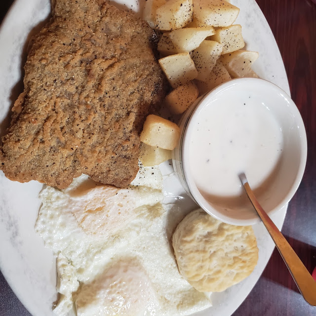 Chicken Fried Steak and Eggs
