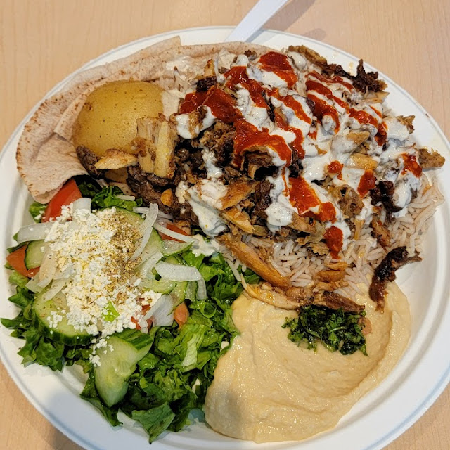 Chicken and Lamb Shawarma Plate