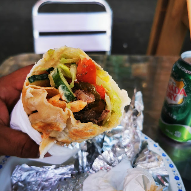 Beef Shawarma Wrap