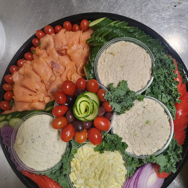 Salad and Lox Platter