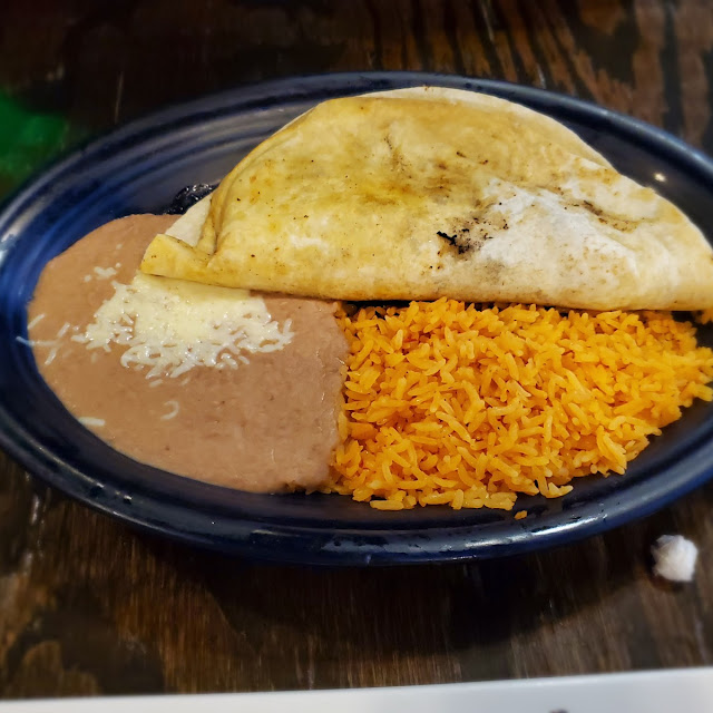 Vegetarian Chimichanga Plate