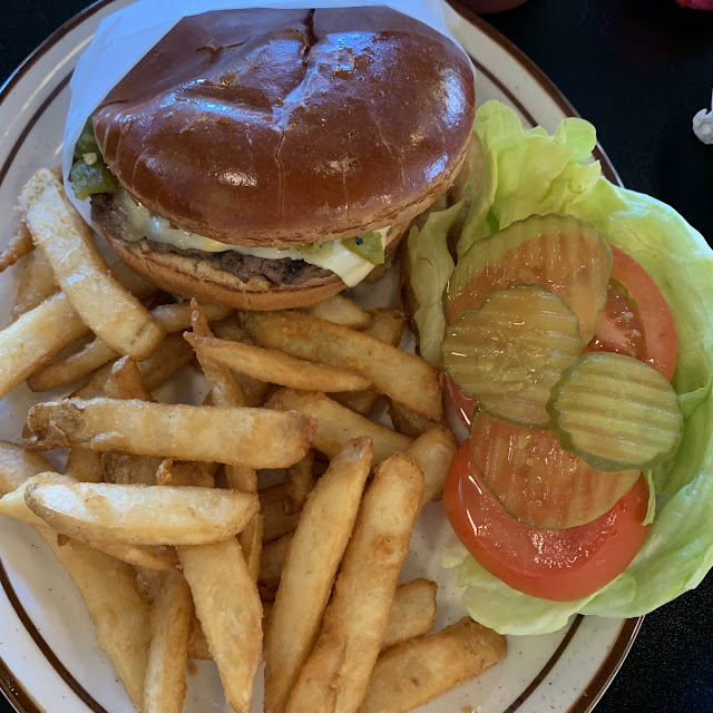 Cheese Burger & French Fries