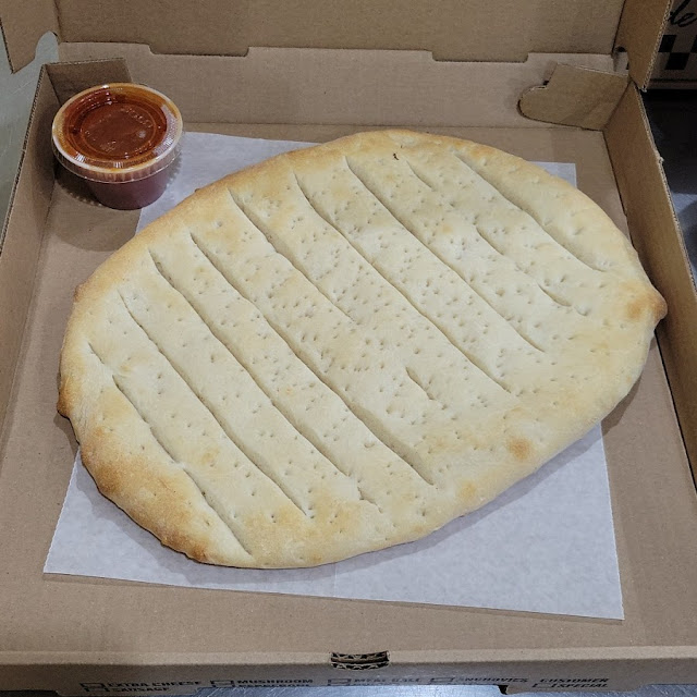 Large One Topping Pizza Breadsticks & Bambino Basket