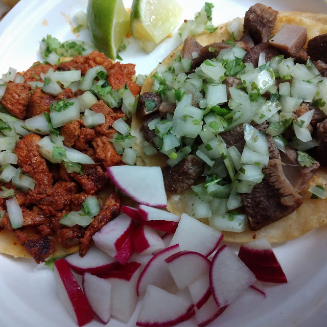 Street Tacos Al Pastor and Tongue