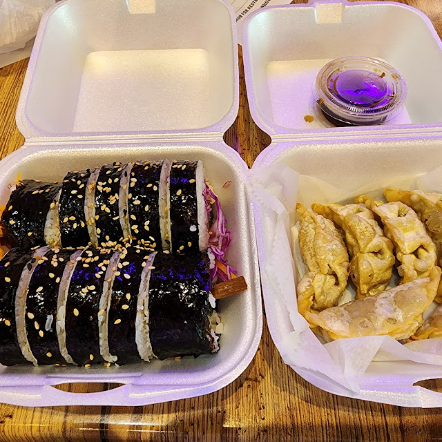 Vegetable Bibimbap and Vegetable Dumplings