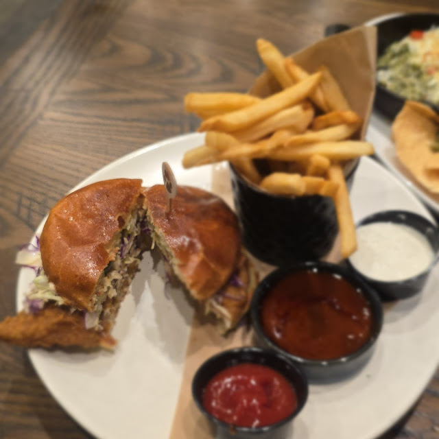 Chicken Sandwich with Coleslaw