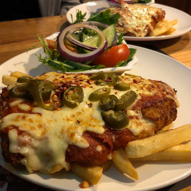 Parmi Chips & Salad and Gravy