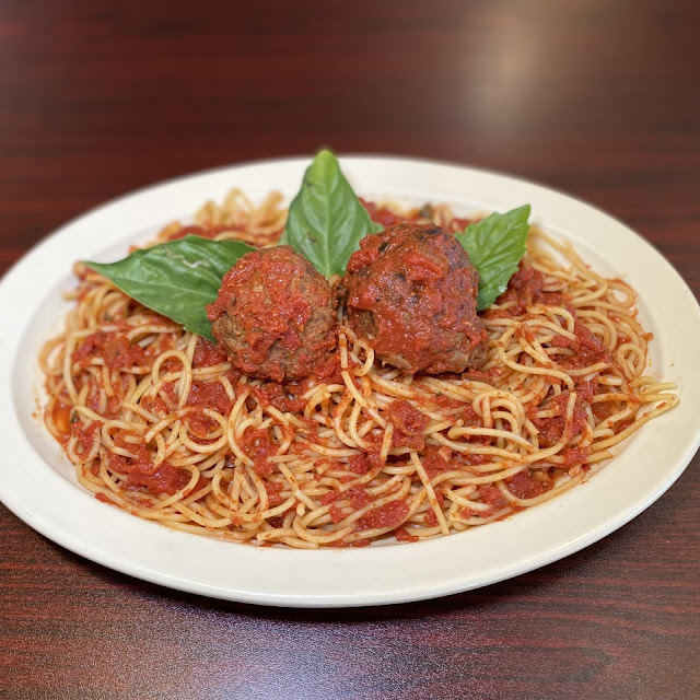 Angel Hair Meat or Marinara Sauce