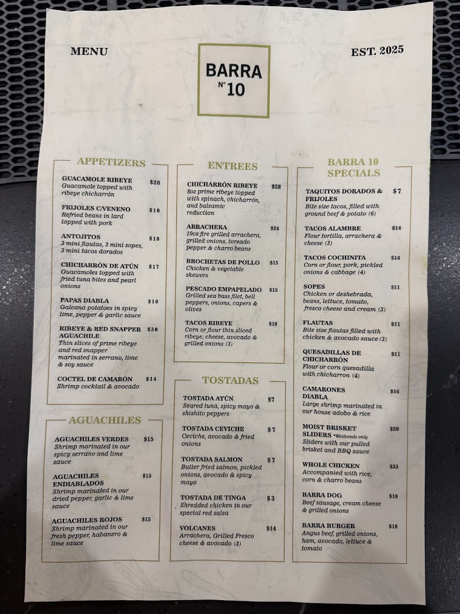 Barra 10 restaurant