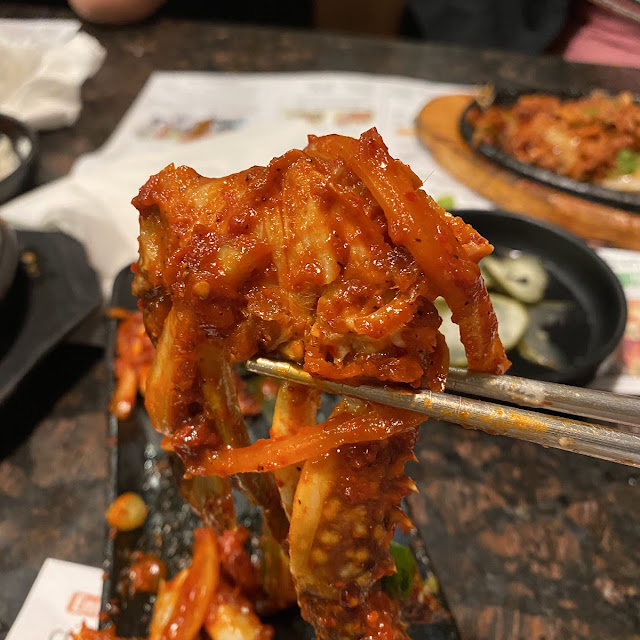 spicy raw crab combo 양념게장 순두부