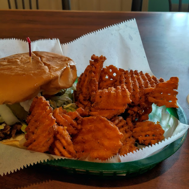 Beach House Beach Bum Burger Sweet Potato Fries