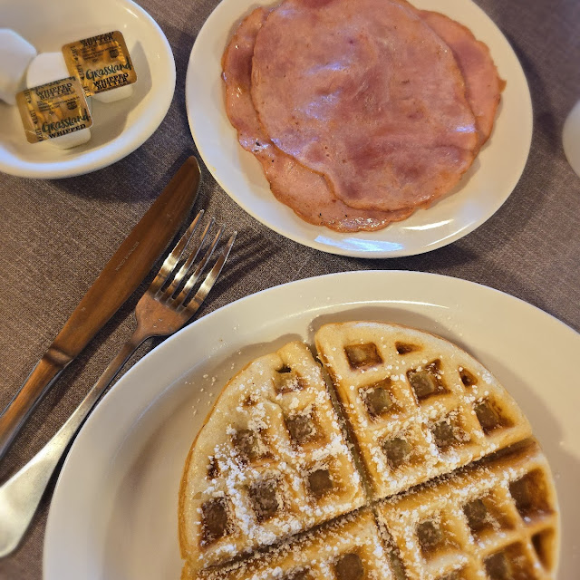 Waffle w Ham