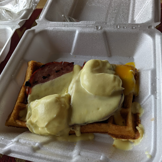 Waffle Eggs Benedict