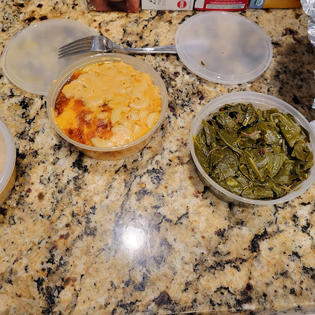 Mac N Cheese Collard Greens