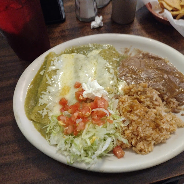 Green Chili Enchiladas Verdes