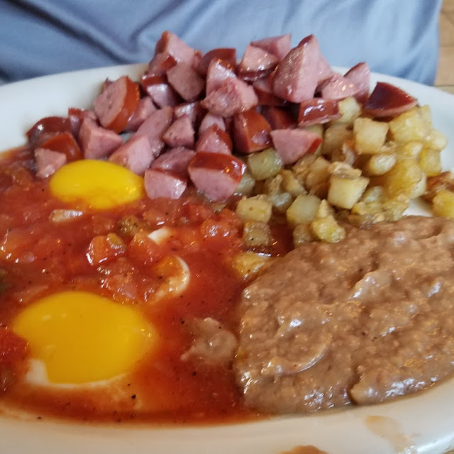 Huevos Rancheros with Country Sausage