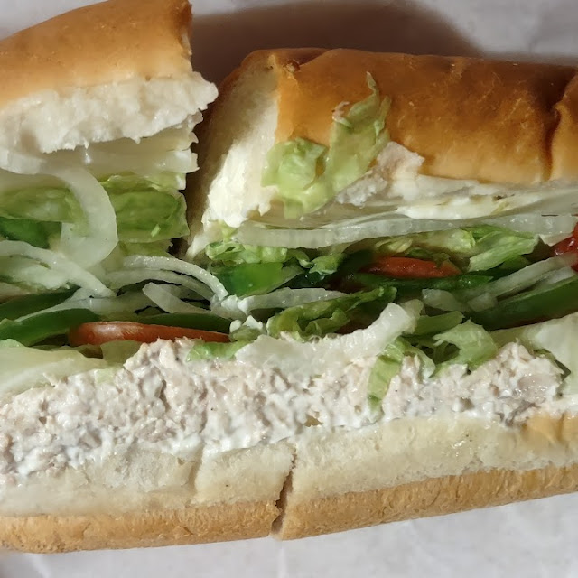 Tuna Sub with All the Veggies