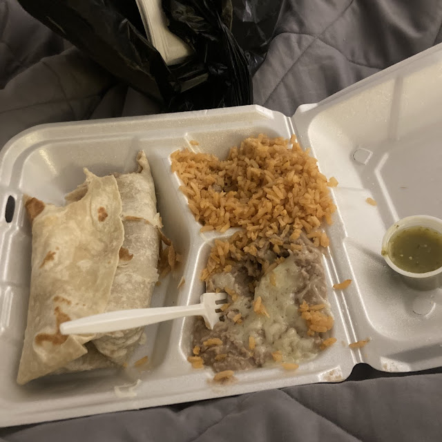 Bean and Cheese Burrito Plate